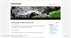 Desktop Screenshot of maltbyblogger.com