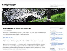 Tablet Screenshot of maltbyblogger.com